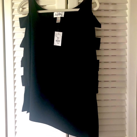 Joseph Ribkoff Black Sleeveless Tunic - Picture 2 of 8